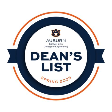 Samuel Ginn College Of Engineering Deans List Credly