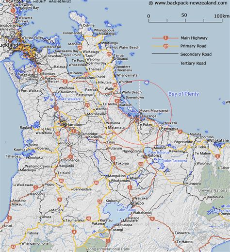 Where is Mount Maunganui? Map - New Zealand Maps