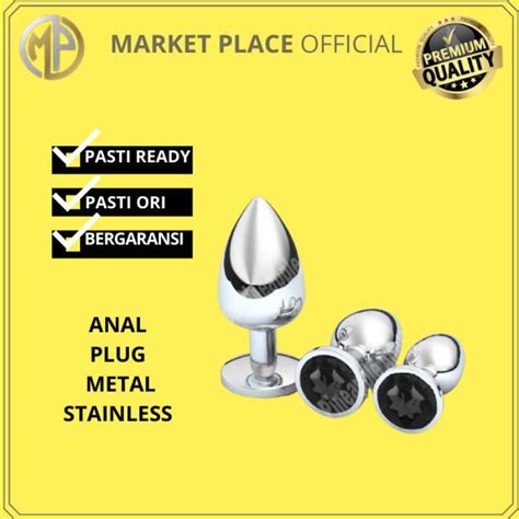 Promo Anal Plug Besi Butt Plug Metal Stainless Buttplug Alat Pria Wanita Diskon Di