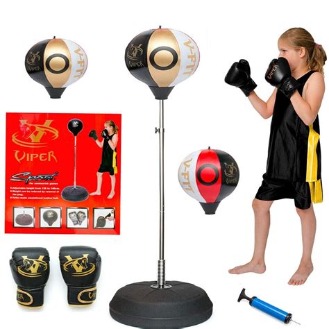 VIPER Children Kids Punching Boxing Speed Ball fitness Free Standing ...