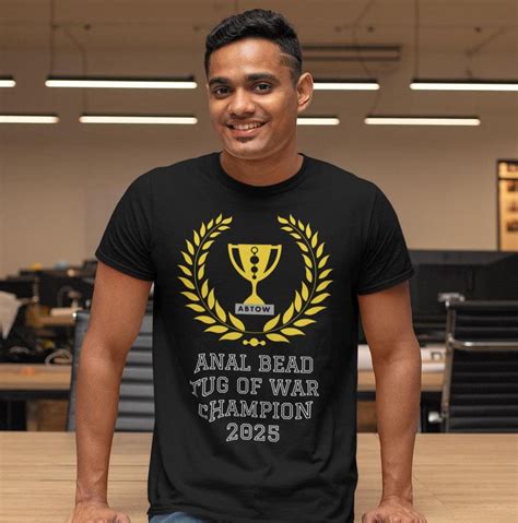 Anal Bead Tug Of War Champion Funny Shirt Unisex Hilarious Gift For Gay Kinky BDSM Etsy