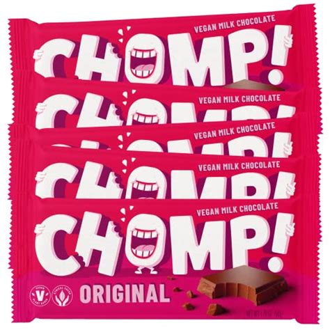 Chomp Original Vegan Milk Chocolate Bars Pack Pricepulse