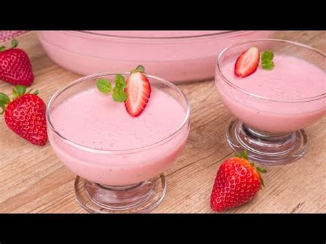 MOUSSE DE MORANGO DE LIQUIDIFICADOR MUITO FÁCIL Cook n Enjoy 1019