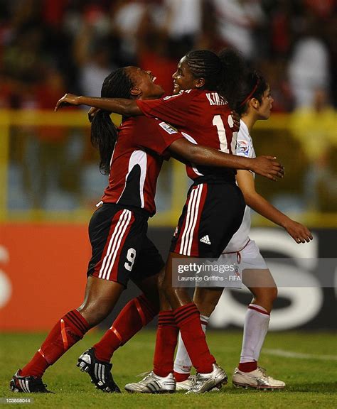 Liana Hinds Of Trinidad And Tobago Is Mobbed After Scoring The Second News Photo Getty Images