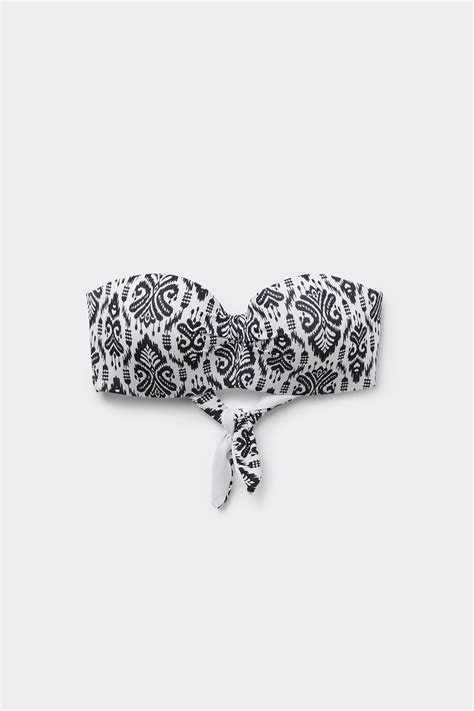 Ethnic Harmony Padded Bandeau Bikini Top Bandeau And Strapless Women Tezenis