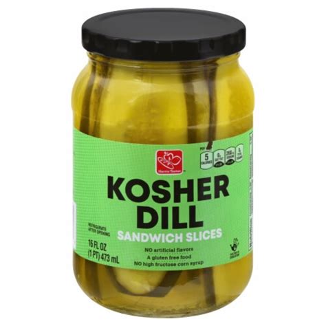 Harris Teeter Kosher Dill Sandwich Slices Fl Oz Kroger