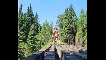 Edward On A Naked Walk Over A Bridge XVIDEOS