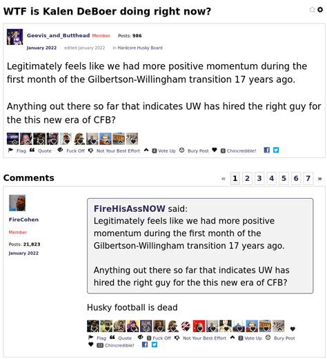 The Worst Takes In Hardcore Husky History Thread Hardcore Husky