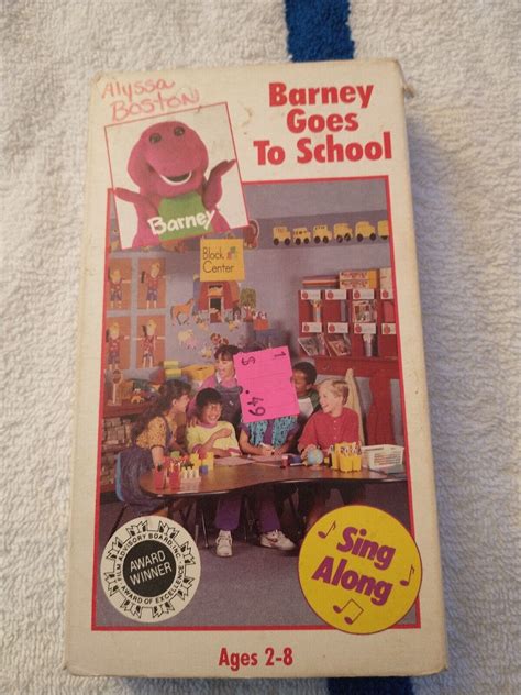 Barney And Backyard Gang Goes To School Vhs Grelly Usa