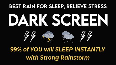 Fall Asleep Immediately In Minutes Within Heavy Rain With