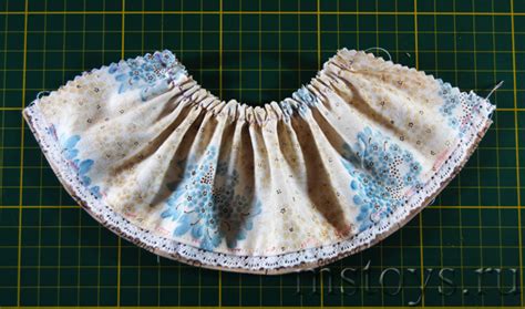 Юбка для куклы. Как сшить юбку для куклы.