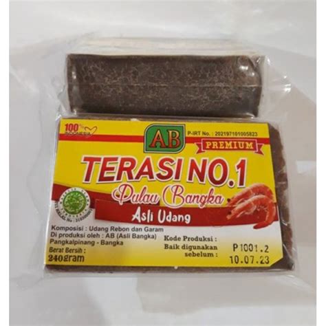 Jual Terasi Bangka Udang Asli Toboali 100 Gr Shopee Indonesia