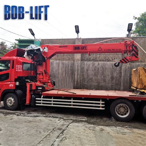 Bob Lift 10 Ton New Truck Mobile Cranes Mounted Hydraulic Telescopic