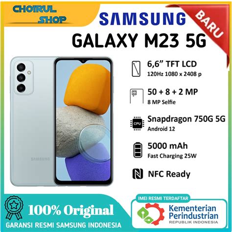 Jual Samsung Galaxy M23 5G Smartphone 6/128 GB Garansi Resmi SEIN ...