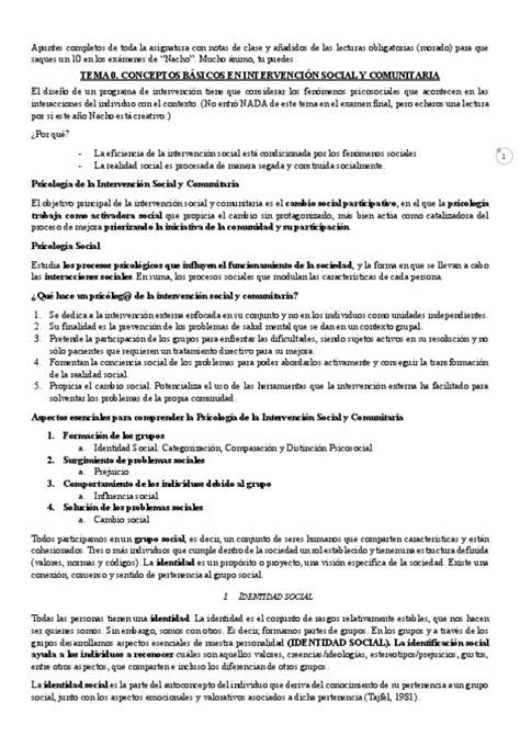 Los Mejores Apuntes De Toda La Asignatura Pdf