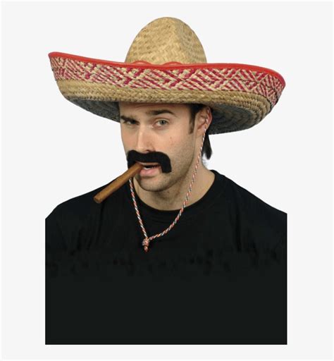 Sombrero Man Wearing A Sombrero Transparent Png X Free