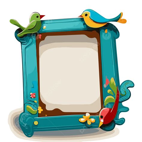 batas bingkai vektor stiker clipart template bingkai foto  gratis