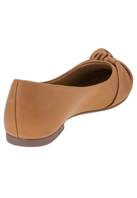 Sapatilha Bico Fino Gigil Nó Nude Compre Agora Dafiti Brasil