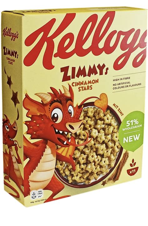 Сухой завтрак Kellogg's Zimmy's Cinnamon Stars Cereal / Келлогс Зиммус ...
