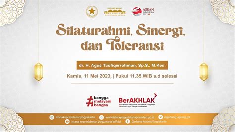 Live Ceramah Keagamaan Islam Silaturahmi Sinergi Dan Toleransi