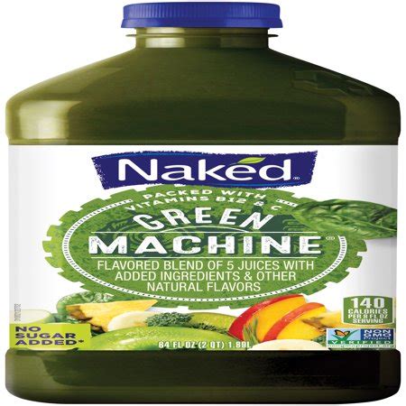 Naked Juice Boosted Smoothie Green Machine Oz Bottle Walmart