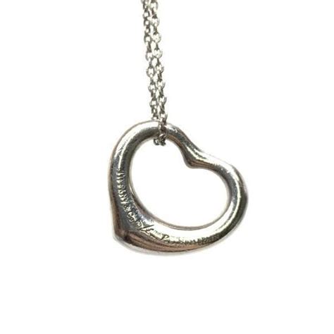 Tiffany And Co Jewelry Tiffany Open Heart Necklace 6mm Silver Poshmark