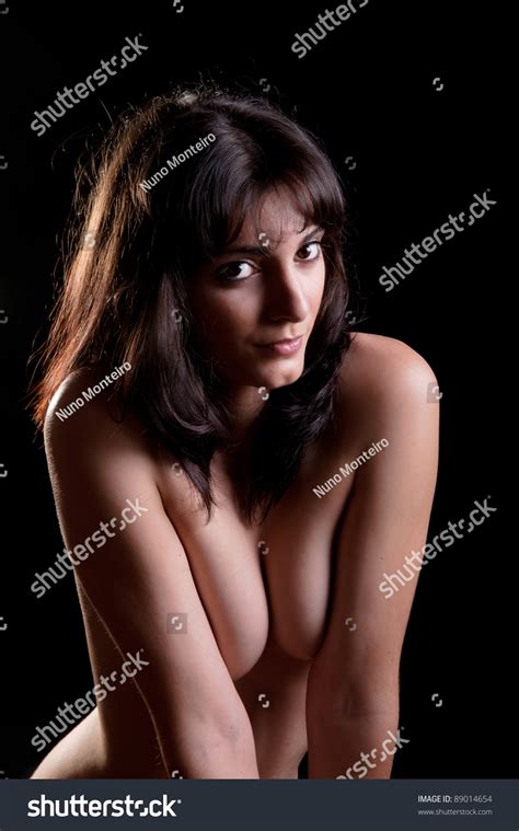 Sexy Brunette Woman Naked Portrait Her Stock Photo 89014654 Shutterstock