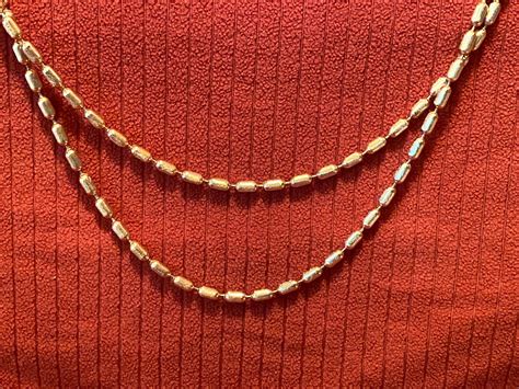 Vintage Gorgeous Napier Gold Tone Beaded Necklace Extra Long Etsy Uk