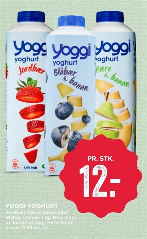 Yoggi Yoghurt Tilbud Hos MENY