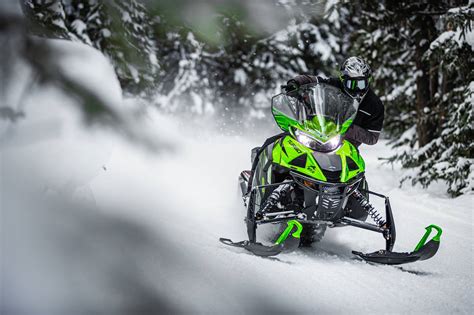 New Arctic Cat Riot Atac Es Black Fire Red Snowmobiles In