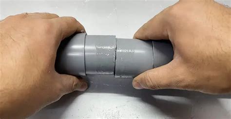 how to fix a hole in plastic pipe