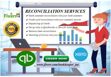 Do Bank Reconciliation Using Quickbooks Xero And Excel By Bookkeeper