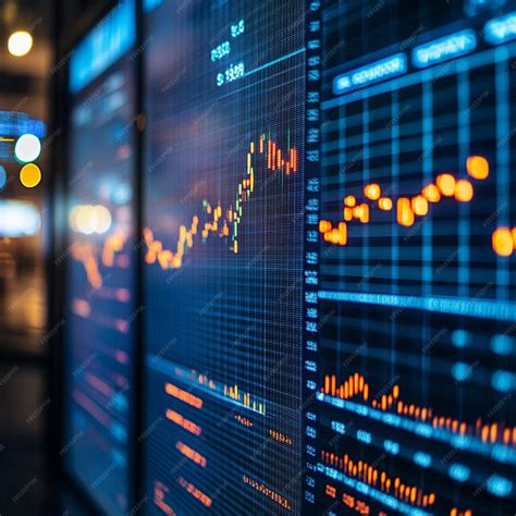 A Closeup Of A Financial Market Dashboard Showing Realtime Stock Prices