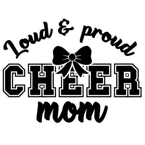 Loud Proud Cheer Mom Decal Car Window Tumbler Cheerleading Sticker 22 Variation Ebay In 2023