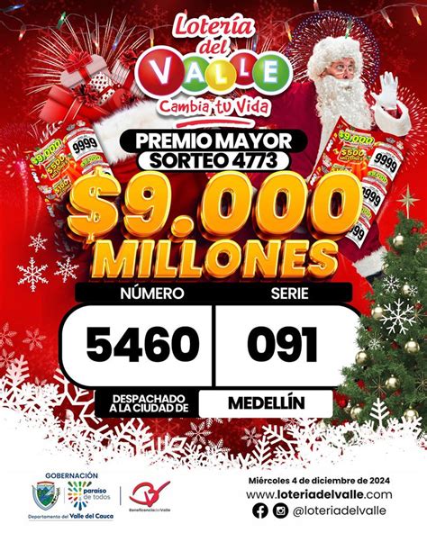 Resultado Lotería Del Valle último Sorteo De Hoy Miércoles 4 De Diciembre De 2024