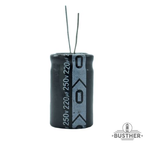 CAPACITOR ELECTROLÍTICO 220 MFD 250 VDC ELECTROLYTIC CAPACITOR 220UF