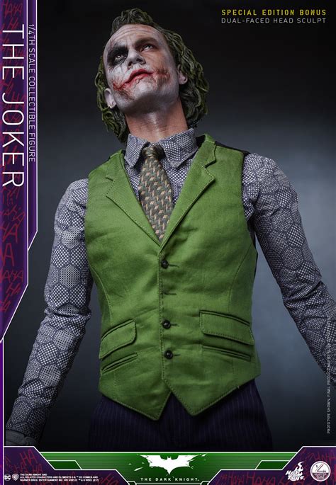 Hot Toys QS 蝙蝠俠黑暗騎士小丑The Dark Knight The Joker 比例人偶作品