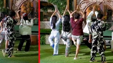 Bigg Boss 17 Live Munawar Faruqui Aur Mannara Chopra Ka Funny Dance