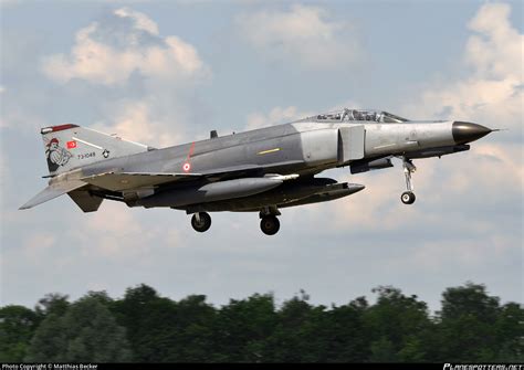 Turkish Air Force Mcdonnell Douglas F E Phantom Ii Photo By