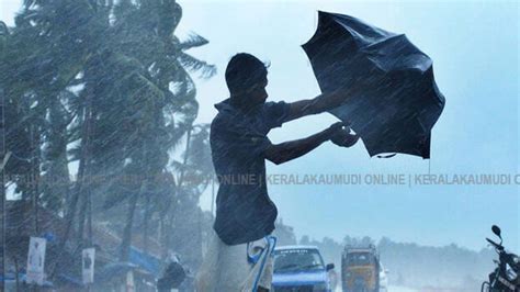 Rain To Pick Pace In Kerala Six Districts Warned Of Heavy Lightning