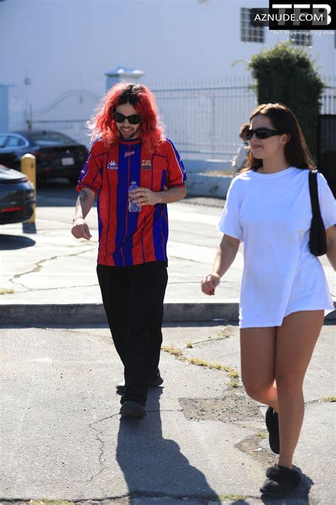 Addison Rae Sexy Seen Flaunting Her Hot Legs Alongside Omer Fedi At Pilates In Los Angeles Aznude