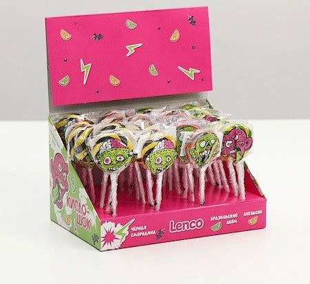 Stielbonbon "Sour-Shock" 15g Конти Конфеты Белиссимо классик шокол ...