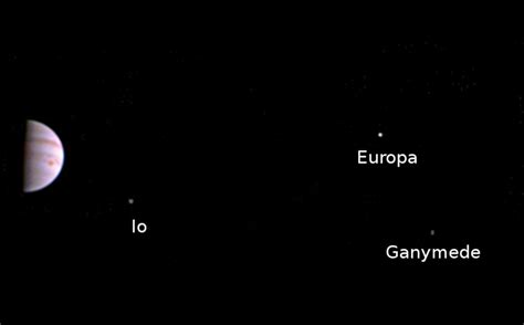 First In Orbit View From Nasas Juno Spacecraft