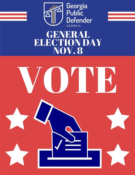 Georgia Public Defender Council on Twitter: "Today is #ElectionDay! Use