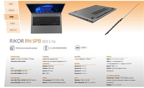 Ноутбук RIKOR RN SPB 303.1/16 – Группа Компаний Рикор