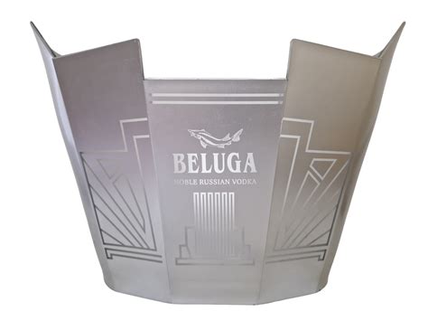 Beluga Vodka Noble Ice Bucket Bath Caviar Bar Decor
