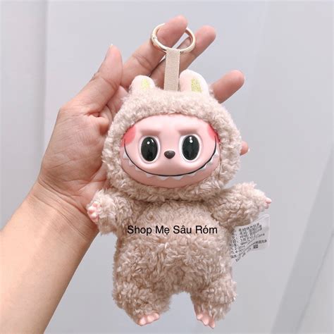 HOẢ TỐC Móc Khoá Labubu BABYCRY Popmart Búp bê crybaby THE MONSTERS heart macaron hot hit