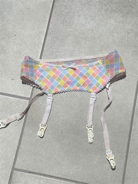 Vintage Lingerie Suspender Gem