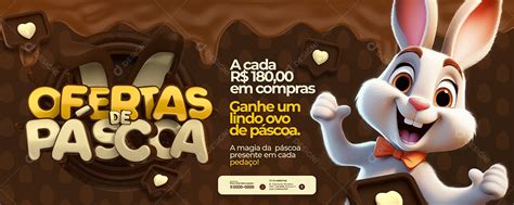 Banner Ofertas De P Scoa Supermercado Ganhe Um Lindo Ovo De P Scoa