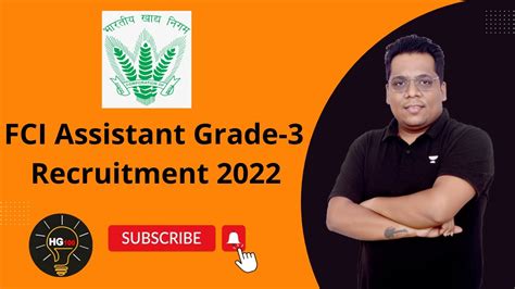 Fci Grade 3 Recruitment 2022 Fci Ag 3 Notification Hg100 Himanshu